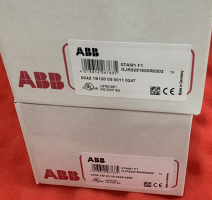 ABB 07AI91 GJR5251600R0202 07AI91 AC31 অ্যানালগ I/O মডিউল 24 V DC