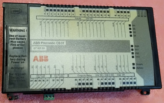 ABB 07KR91 GJR5250000R0303 বেস ইউনিট 07 KR 91, 230 VAC প্রসেসর মডিউল