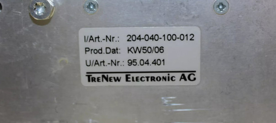 ABE040 204-040-100-012 সিস্টেম র্যাক 19 &quot;র্যাক উচ্চতা 6U সঙ্গে