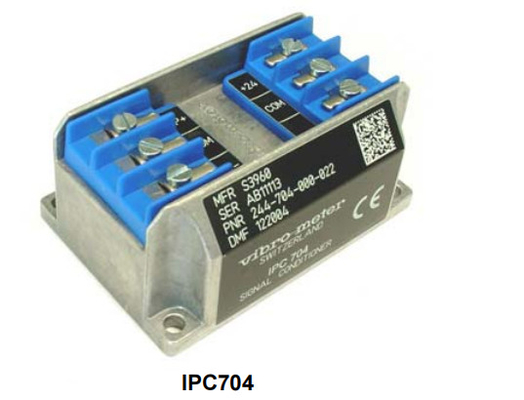 IPC704 244-704-000-511 স্ট্যান্ডার্ড পাইজো ইলেকট্রিক উপকরণ ব্যবহার করে সেন্সরগুলির জন্য সিগন্যাল কন্ডিশনার