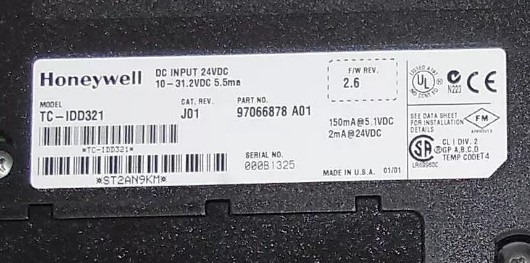 TC-IDD321 হানিওয়েল এক্সপেরিয়েন LS I/O স্পেসিফিকেশন 32 ডিজিটাল ডিসি ইনপুট মডিউল