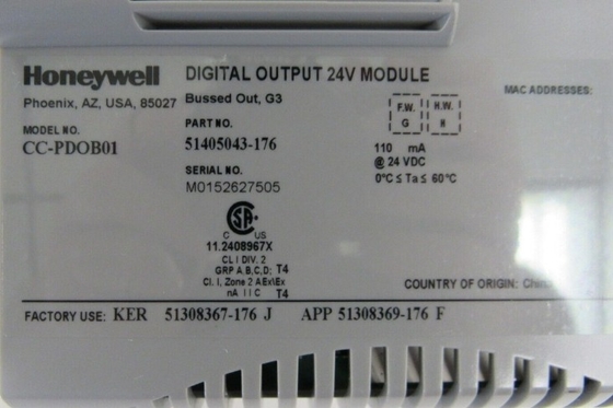 CC-PDOB01 হানিওয়েল ডিজিটাল আউটপুট 24V মডিউল 51405043-175 মডিউল ইন স্টক