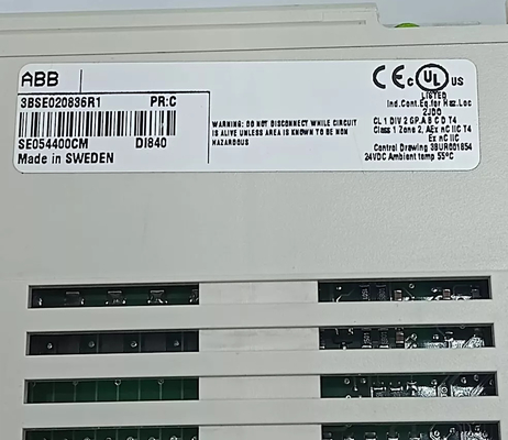 ABB DI840 3BSE020836R1 ডিজিটাল ইনপুট 24V S/R 16 চ্যানেল মডিউল জন্য S800 I/O
