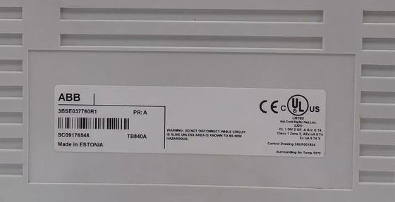 ABB TB840A 3BSE037760R1 মডিউলবাস অপটিক্যাল ক্লাস্টার মডেম 1+1 রিডন্ড্যান্ট অপারেশনের জন্য