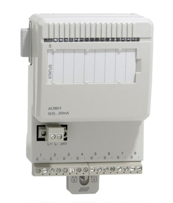 ABB AO801 3BSE020514R1 অ্যানালগ আউটপুট মডিউল 8 চ্যানেল