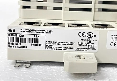 ABB PM860K01 3BSE018100R1 প্রসেসর ইউনিট কিট এসি 800 এম পিএলসি মডিউল স্টক ইন