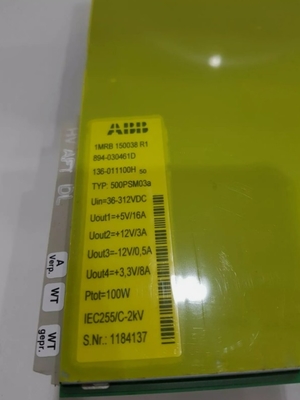 500PSM03 IMRB150038R1 ABB পাওয়ার সাপ্লাই মডিউল 100W