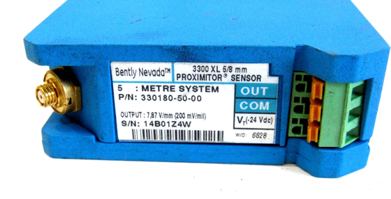 330180-50-00 বেন্টলি নেভাদা প্রক্সিমিটার সেন্সর 3300 এক্সএল 5/8 এমএম প্রিপ্রসেসর মডিউল