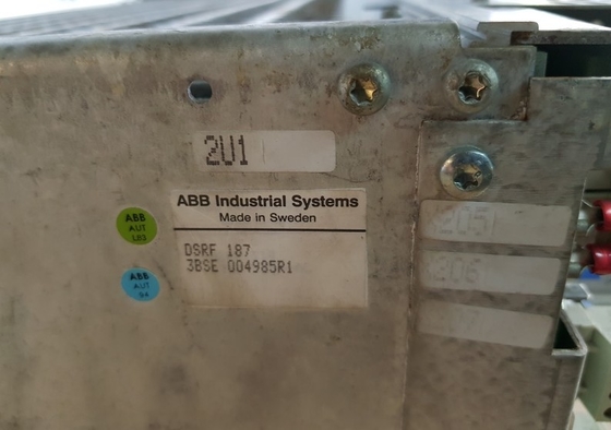 DSRF187 3BSE004985R1 ABB Advant OCS S100 ইনপুট আউটপুট কার্ডফাইল