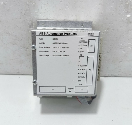 SB171 3BSE004802R1 ABB ব্যাকআপ পাওয়ার সাপ্লাই 12V 4 Ah শিল্প নিয়ন্ত্রণ সিস্টেমের জন্য