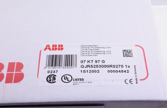 07KT97 GJR5253000R0270 ABB কেন্দ্রীয় প্রসেসিং ইউনিট পিএলসি সিস্টেম