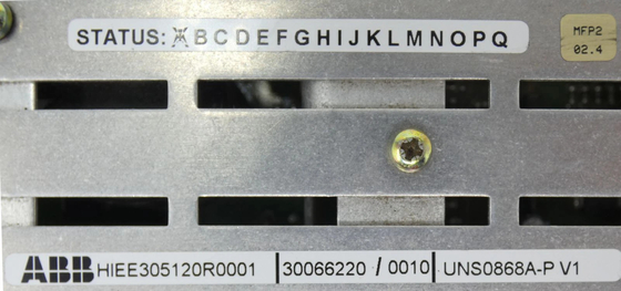 UNS0868A-P V1 HIEE305120R0001 ABB Ver. একটি পাওয়ার সাপ্লাই মডিউল