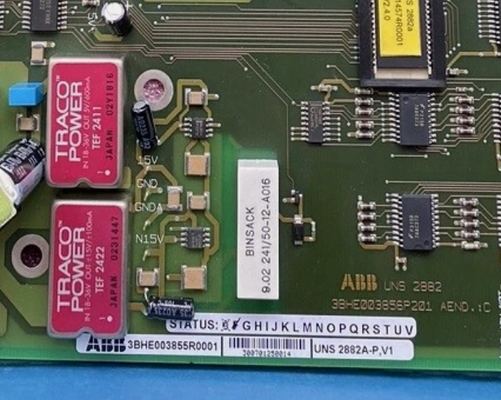 UNS2882A-P,V1 3BHE003855R0001 ABB ইন্টারফেস বোর্ড