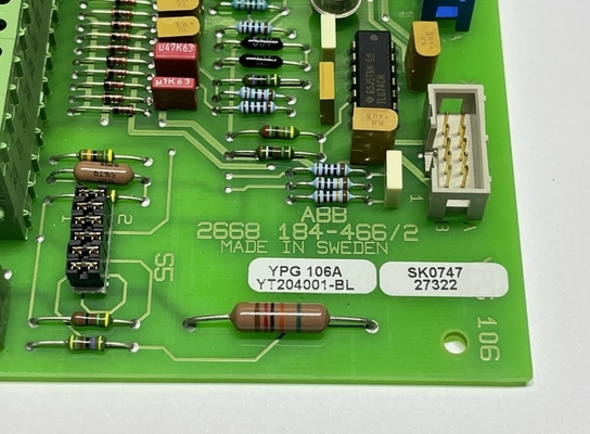 YPG106A YT204001-BL ABB অ্যানালগ ইনপুট টার্মিনাল