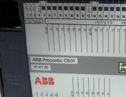 07KT93 GJR5251300R0101 ABB কেন্দ্রীয় প্রসেসিং ইউনিট