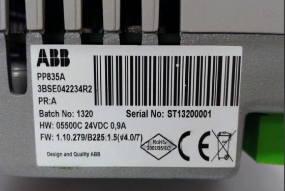 PP835A 3BSE042234R2 ABB টাচ প্যানেল