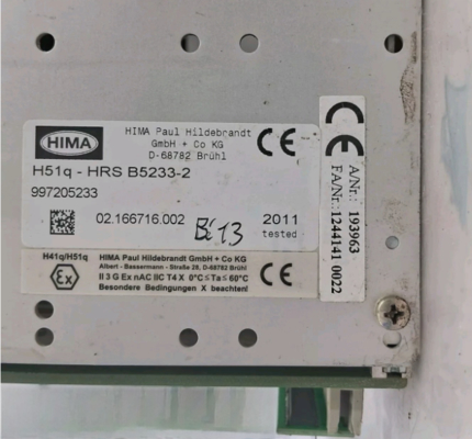 H51Q-HRS B5233-2 HIMA র্যাক