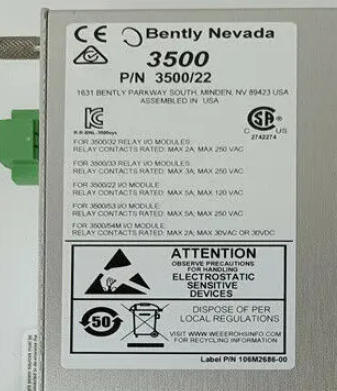 বেন্টলি নেভাদা ৩৫০০/২২ এম ১৪৬০৩১-০১ ট্রানজিয়েন্ট ডেটা ইন্টারফেস