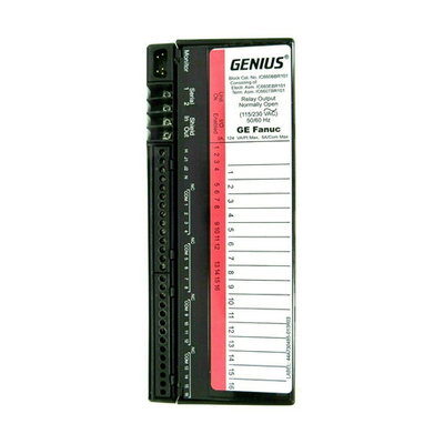 IC660BBR101 GE Fanuc GE জিনিয়াস সাধারণত খোলা রিলে আউটপুট ব্লক মডিউল জেনারেল ইলেকট্রিক