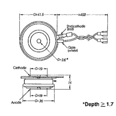 YST2-03 P12C ABB থাইরিস্টর সিলিকন নিয়ন্ত্রিত রেকটিফায়ার ইন্ডাস্ট্রিয়াল পার্টস মডিউল YS130101-AE