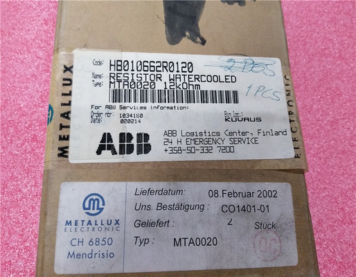 MTA0020 ABB মডিউল PLC খুচরা যন্ত্রাংশ HB010662R0120