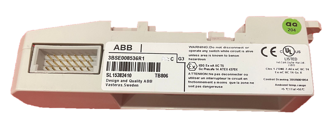 ABB TB806 3BSE008536R1 অ্যাডভান্ট 800xA মডিউলবাস এক্সটেনশন কর্ড অ্যাডাপ্টার D-Sub 25, পুরুষ