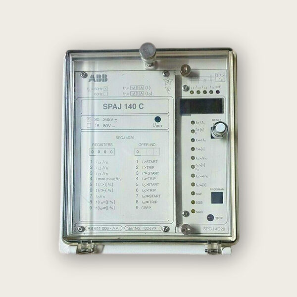 SPAJ140C-CA ABB বেইলি ইনফাই ৯০ সুরক্ষা রিলে, কমপ্যাক্ট ডিজাইনে ওভারকারেন্ট এবং আর্থ-ফল্ট সুরক্ষা সহ