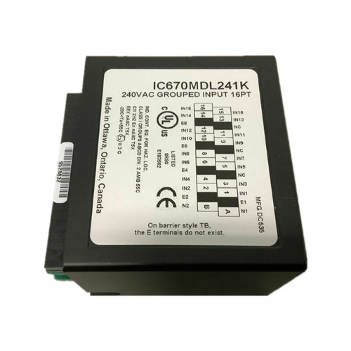 IC670MDL640 GE Fanuc GE ফিল্ড I/O 24VDC Pos/Neg ডিসক্রিট ইনপুট মডিউল জেনারেল ইলেকট্রিক